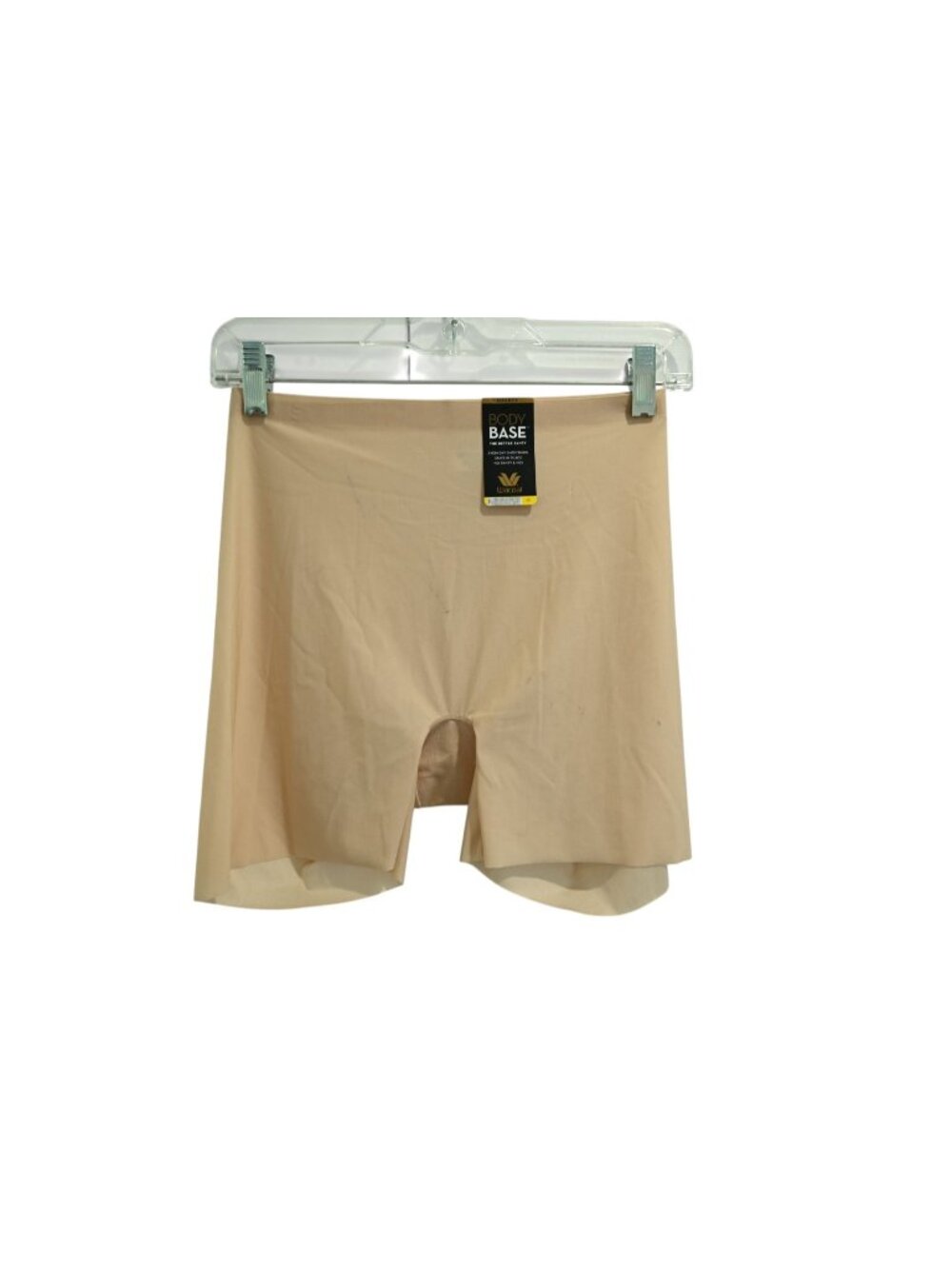 NWD Wacoal Body Base Shorty Panty Sz M Beige 874228 Mid-Thigh Smoothing Shaper